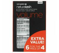 Salon System Medium Individual Eyelashes Lashes Value Pack 6 For 4