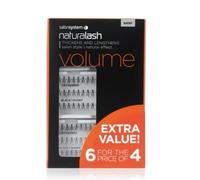 Salon System Short Individual Eyelashes Lashes Value Pack 6 For 4