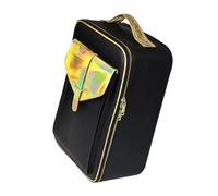 Salon Tool Storage Bag PU Leather With Dedicated Tool Slots And Easy Carry Handle For Barber Supplies Storage Ergonomic Handle Barber Tools Carrying Case