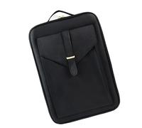 Salon Tool Storage Bag PU Leather With Dedicated Tool Slots And Easy Carry Handle For Barber Supplies Storage Ergonomic Handle Barber Tools Carrying Case