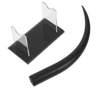 Salon Training Eyelash Model Large Acrylic Display Prop | Professional Training and Personal Practice, Realistic Lash Shape, Portable Black Acrylic, Repeated Use