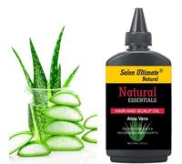 Salon Ultimate 59 ML Aloe Vera Oil for Hair, Organic & Natural Nourishing and Hydrating Hair Oil, Non-Sticky, Free From Paraben, For Soothing Soft, Shiny Hair, Repair Dull and Weak Hair
