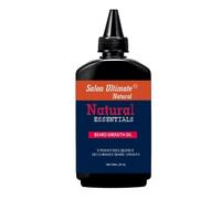 Salon Ultimate 59ML Natural Beard Oil, Strengthens Beard and Encourages Beard Growth, Mens Natural Daily Hair Growth Oil with Biotin, Castor, Argan, Tea-Tree, Jojoba, Peppermint, Reduce Breakage