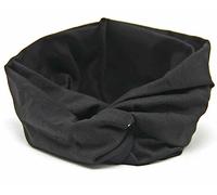 Salon Ultimate Twisted Headbands for Women, Wide Headbands Women's Elastic Headbands Knotted Turban Hair Band for Girls and Women, Soft Fabric Twisted Knot Fashion Hair Accessories, Black