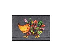 Salonloewe Funky Hedgy Doormat 50 x 75 cm Hedgehog Colourful Funny Washable Doormat Autumn Colours