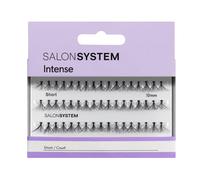 Salon System Individual Flare Lashes Black Short Extra Volume