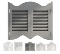 Saloon Doors, Partition Door, Dutch Door with Hinges and Hardware, Width 27.5in-63in, for Cafes, Shopping Malls, Bars, Reception Rooms