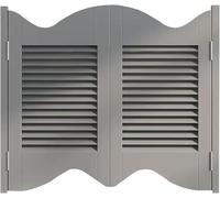 Saloon Doors Swinging Kitchen Half Cafe Interior Solid Wood Swing Door, with Hinges and Hardware, Auto Close Two-Way Open for House Doorway Bar Shop Decor(N,102x91cm/40x36in)