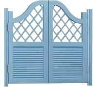 Saloon Half Doors, Swinging Doors Cafe Door, Solid Wood Two-Way Open Swing Door, Auto Close with Hinges for Doorways Hallway Kitchen Bar Pub Entrance Partition(H,97x91cm/38x36in)