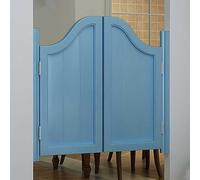 Saloon Swing Doors, 180° Open and Close Cafe Kitchen Partition, Dutch Door for Stairs Bathroom Bedroom Balcony