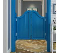 Saloon Swing Doors, 180° Open and Close Cafe Kitchen Partition, Dutch Door for Stairs Bathroom Bedroom Balcony