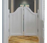 Saloon Swing Doors, 180° Open and Close Cafe Kitchen Partition, Dutch Door for Stairs Bathroom Bedroom Balcony