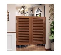 Saloon Swinging Door,Swinging Half Doors，Double Auto Close Wooden Partition Doors with Hinges，Easy to Install，Half Waist Cafe Door for Room Divider Home Kitchen Bar(A,W95xH70cm(37.40x27.55in))