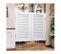 Saloon Swinging Door,Swinging Half Doors，Double Auto Close Wooden Partition Doors with Hinges，Easy to Install，Half Waist Cafe Door for Room Divider Home Kitchen Bar(B,W100xH120cm(39.37x47.24in))