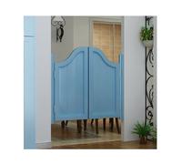 Saloon Swinging Door,Swinging Half Doors，Louvered Interior Swinging Doors Solid Wood Saloon Door with Hinges，Half Waist Cafe Door for Room Divider Home Kitchen Bar(C,W100xH90cm(39.37x35.43in))