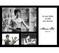 Salopian Sales BRUCE LEE - 20 - A4 Poster - Famous quotes - quotations - martial arts legend - kung fu - print - poster