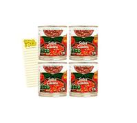 Salsa Bundle with Mexican Casera Salsa 210g x4 and Intrinsic Treats Shopping List Card