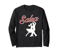 Salsa Dance Latin Music Dancer Lover Design Men Woman Mom Long Sleeve T-Shirt