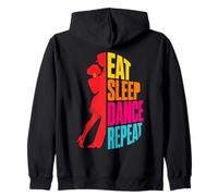 Salsa Dancer Couple Latin Dance Zip Hoodie