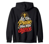 Salsa Dancer Latin Dance Jesus Dancing Zip Hoodie