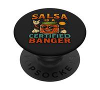 Salsa Is a Certified Banger - Taco Tuesday Vibes Activated PopSockets Adhesive PopGrip