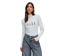 Salsa Jeans 21010455 Slim Fit High Neck Sweater White XS Woman
