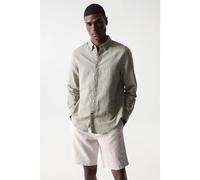 Salsa Jeans Cotton Linnen Regular Fit Long Sleeve Shirt