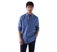 Salsa Jeans Cotton Linnen Regular Fit Long Sleeve Shirt