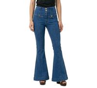 Salsa Jeans Diva Super Flare Fit Jeans Blue 33 / 32 Woman