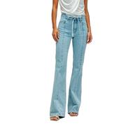 Salsa Jeans Faith Belt Flare Fit Jeans Blue 31 / 34 Woman