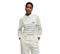 Salsa Jeans Stripped Twofer Sweatshirt