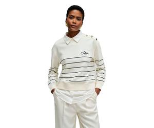 Salsa Jeans Stripped Twofer Sweatshirt