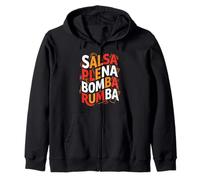 Salsa Plena Bomba Rumba Latin Dance Lover Zip Hoodie