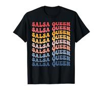 Salsa Queen Groovy Salsa Dancer Salsa Dance Queen T-Shirt