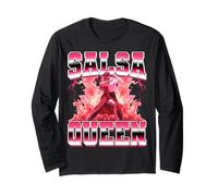 Salsa Queen Salsa Dance Dancing Dancer 90s Bootleg Style Long Sleeve T-Shirt