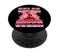 Salsa Queen Salsa Dance Dancing Dancer 90s Bootleg Style PopSockets Adhesive PopGrip