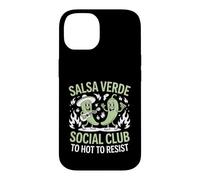 Salsa Verde Social Club Too Hot To Resist Funny Saying Case for iPhone 14