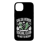 Salsa Verde Social Club Too Hot To Resist Funny Saying Case for iPhone 14 Plus