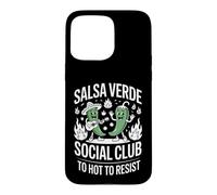 Salsa Verde Social Club Too Hot To Resist Funny Saying Case for iPhone 15 Pro Max