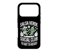Salsa Verde Social Club Too Hot To Resist Funny Saying Case for iPhone 17 Pro