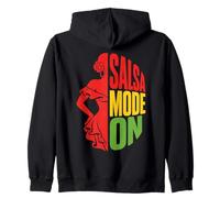 Salsera Dancing Salsa Dancer Latin Dance Zip Hoodie