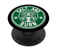 Salt and Burn: ghost hunter supernatural spirit PopSockets Adhesive PopGrip