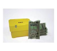 Salt and Grit Bin with Optional Locking Yellow 115L 395092