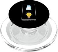 Salt And Light Bible Matthew 5 13 16 Verse PopSockets PopGrip for MagSafe