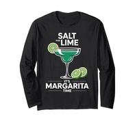 Salt and Lime Margarita Enthusiasts Chill Vibes Summer Party Long Sleeve T-Shirt