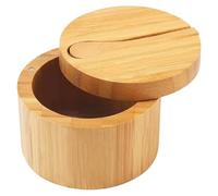 Salt and Pepper Bowls, Wooden Jar, Worktop Salt and Pepper, Gourmet Holder, Kitchen Table, Storage Box for Sugar, , Pepper , Stylish Cooking Authority for the Home