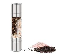 Salt and Pepper Grinder 2 in 1 - Two-Way Salt and Pepper Mill with Adjustable Coarseness - Coffee Grinder for Home and Outdoor Coarse and Fine Manual Grinders