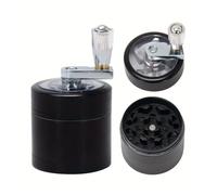 Salt and Pepper Grinder Nut and Hard Spice Grinder for Nutmeg Ginger Rock Salt and Peppercorn Hand Tools, Crushers (Color : Black)