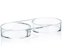 Salt and Pepper Mill Tray - Acrylic Transparent Mill Rest by urban noon - Grinders up to 2.2 inches in diameter