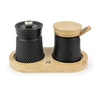 Salt And Pepper Set: 8Cm Peugeot Bali Spice Palace Black Cast Iron Set